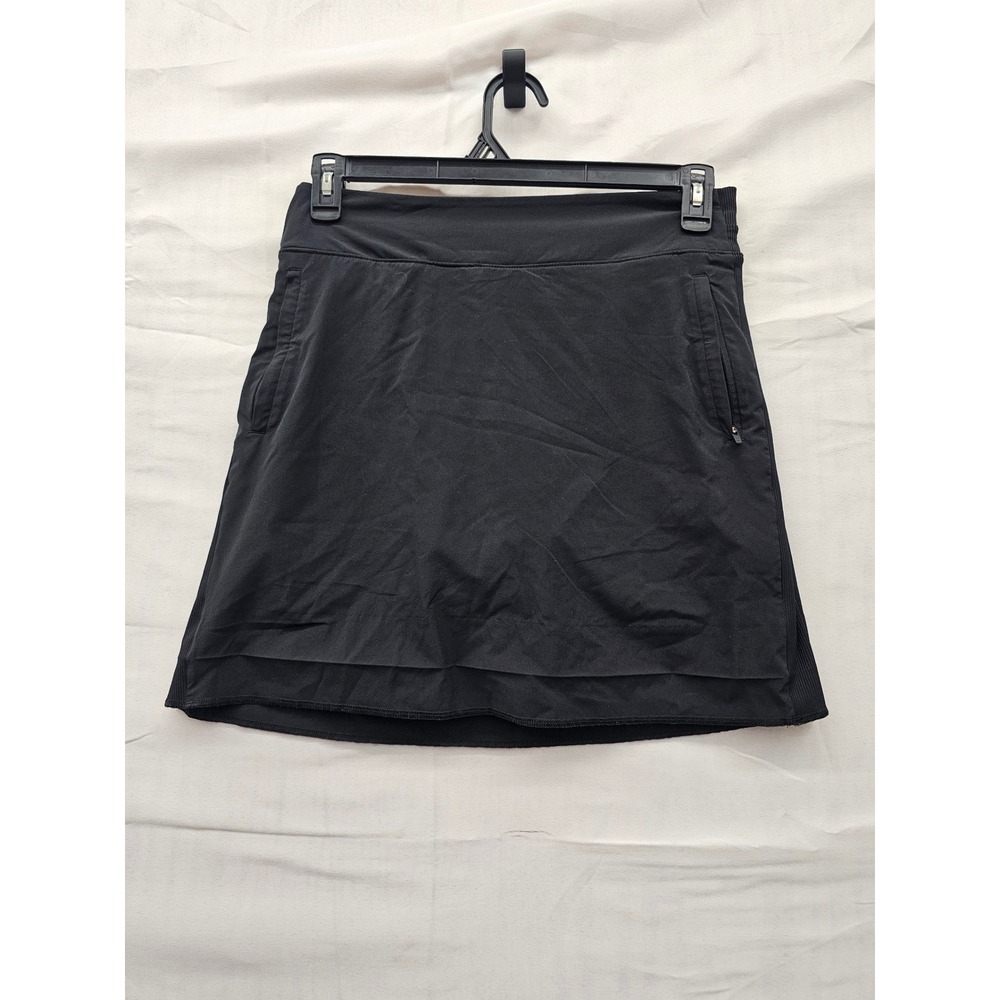 Member's Mark Womens Stretch Skort Black Polyester Blend Athletic Size Medium